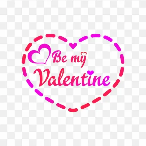 be my valentine png image
